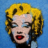Marilyn:2010:AcrylicAndSprayPaintOnCanvas:195x195cm