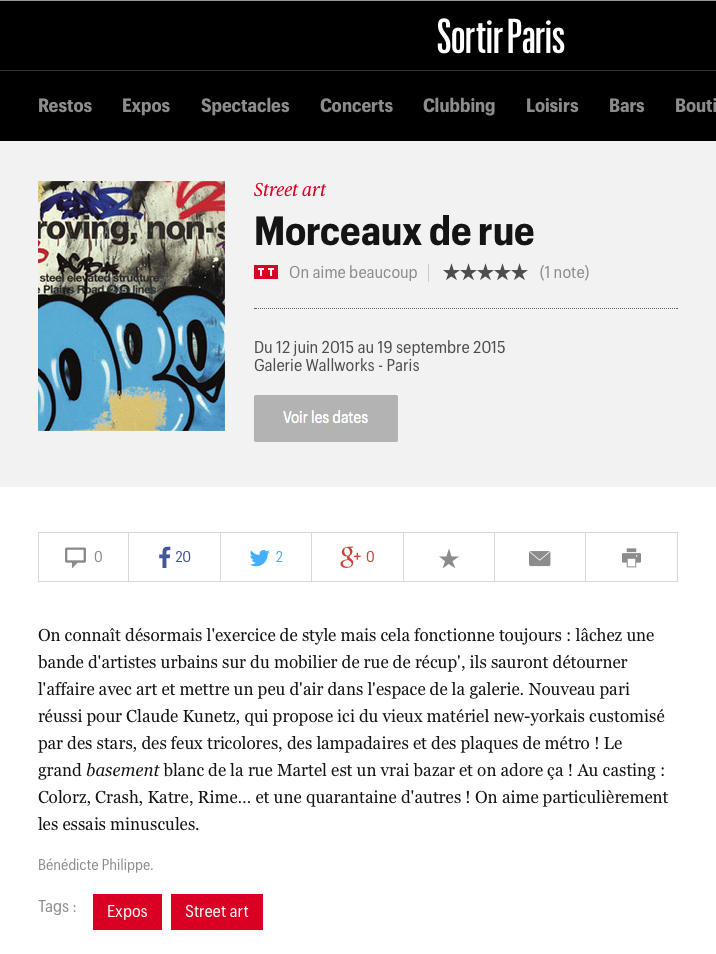 Télérama Sortir