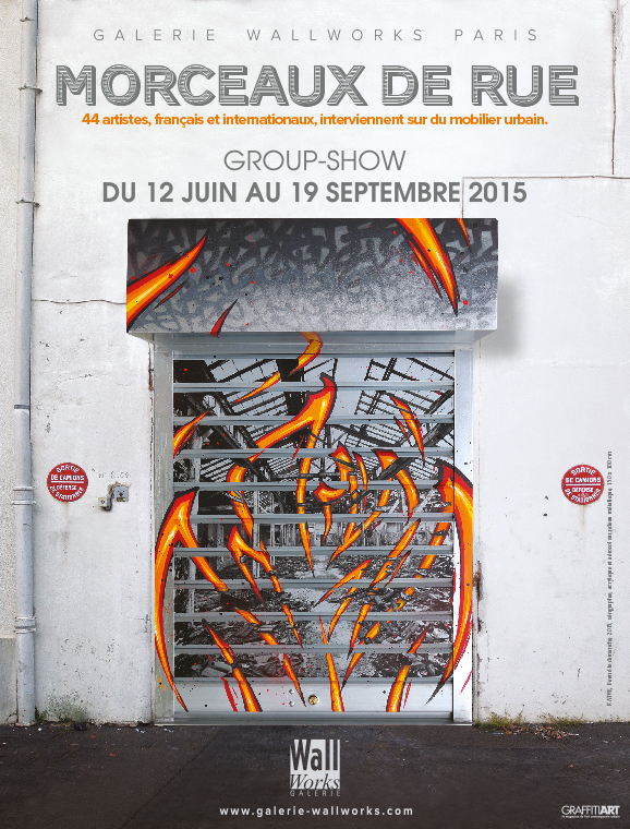 Flyer vernissage Morceaux de Rue